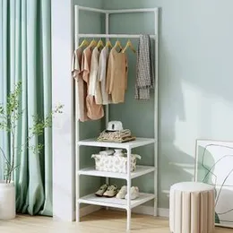 Bedroom Multifunctional Corner Cloth & Coat Rack