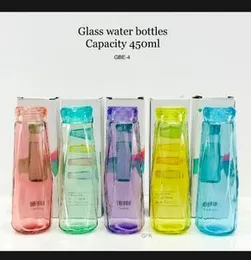 Colorful Glass Water Bottles â 450ml (Model: GBE-4)