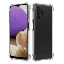 Galaxy A32 4G Case - Luxury Shockproof Transparent Case Back Cover - Premium Quality.