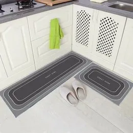 2Pcs Kitchen & Shower room Floor Mat - Water Absorption Carpet