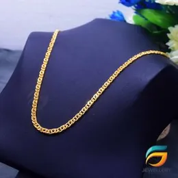 Stainless Steel Gold Rope Chain Necklace for Women 18k Gold Plated Chain Necklace.