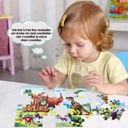 FunBlast Dinosaur Jigsaw Puzzle for Kids Jigsaw Puzzle for Kids of Age 3-5 Years â 24 Pcs (Multicolor, Size 30X22 cm)