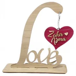 Customized Love heart Wooden Birthday Gift With Your Text For anniversary gift wedding gift lover gift valentine gift birthday gift Christmas Gift new
