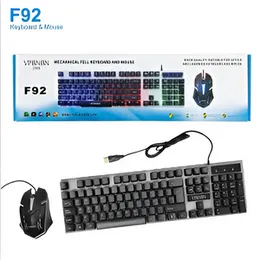 VIPBEN F92 Wired Gaming Keyboard & Mouse Combo