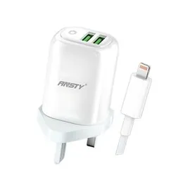 3.1A   Dual   USB   Lightning   LED   uper   Fast   Charger   AT-004-I