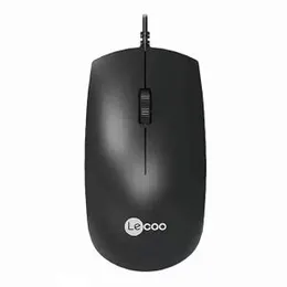 Lecoo MS100 Wired Mouse Black