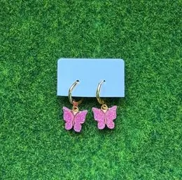 Premium Pink Butterfly Earrings for Women, Cute Fashion Jewelry Gift for Women and Girls, Perfect Gift Idea for Birthdays