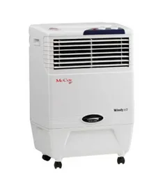 Telesonic McCoy Windy Air Cooler 17L 165W Honeycomb Pads 1550 mÂ³/hr Blower 3 Speeds