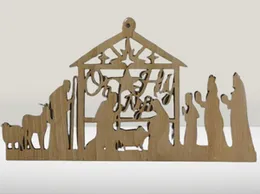 Lightweight Wood Christmas Tree Hanging Ornament, Eco-Friendly Christmas Tree Hanging Accent Tree Decoration Pendant, Holiday DÃ©cor