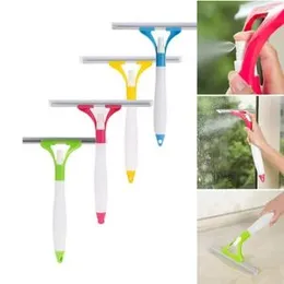 Wiper with Spray Bottle â Multi-Color Window Cleaner Squeegee for Home, Bathroom & Car