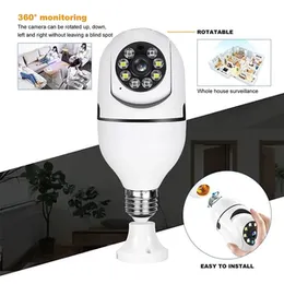 360° Rotating 5MP Bulb CCTV Camera – Full-Color Night Vision IP Security