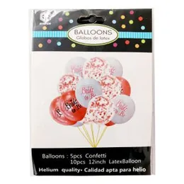 Bride To Be Latex & Confetti Balloon Set (15 Pcs) Gold / Rose Gold - Party Wedding Hens Party Decorations