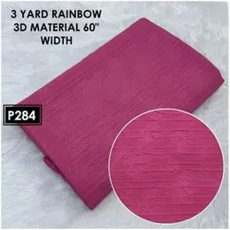 Pink Italian Embossed Fabric 3 Yards 60" Width P284, Italian Embossed Pink Fabric 60" Width 3 Yards, 3D Material 60" Pink Italian Embossed