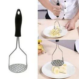 1PC S/Steel Potato Masher Ricer Pumpkin Tomato Fruit Sweet Potato Press Puree Crusher Masher Machine Vegetable Kitchen Essential Potato Masher Stainle
