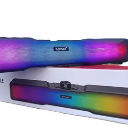 KBROAD KTS 1968 Smart Wireless Speaker with Bluetooth, AUX, USB, SD Card & FM Radio | RGB Lighting Effects