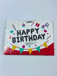 Happy Birthday Foil Banner