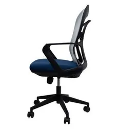 GREY/BLUE MID-BACK MESH EXECUTIVE CHAIR B100
