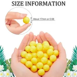 500+ Plastic BB Bullets for Toy Guns - 6mm Yellow Plastic Reusable Bullets Pack