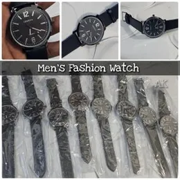 Menâs Fashion Watch | Stylish Black Geneva Quartz Wristwatch