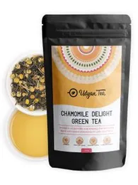 Udyan Tea Chamomile Delight Green Tea, 100g (40 Cups) | Reduces Stress & Promotes Sleep
