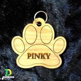 Dog Tags, Personalized Wooden Dog Tags, Cat Tags, Pet Tags.