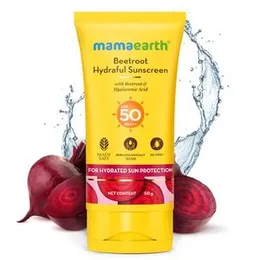mamaearth Beetroot Hydraful Sunsc Sunscreen