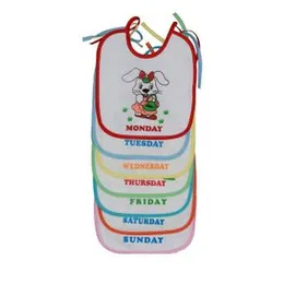 Baby Bib for 7 Days â Pack of 7 Soft Feeding Bibs