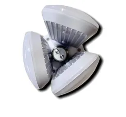 LED 45W FAN BLADE BULB 3 PACK COMBO Foldable & Adjustable LED Fan Blade Bulb lighting - White