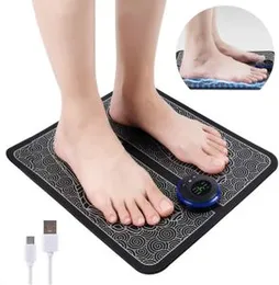 EMS foot massager, 6 modes, 9 adjustable frequencies, USB rechargeable