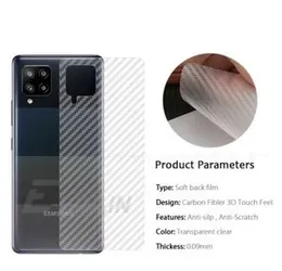 Carbon Fibre Transparent Back Sticker Samsung Galaxy A22 4G