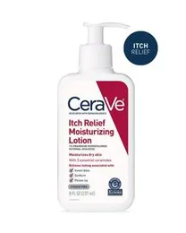 CeraVe Itch Relief Moisturizing Lotion 237ml | Soothing Hydration with Ceramides & Colloidal Oatmeal