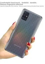 Carbon Fibre back stickers For Samsung A51