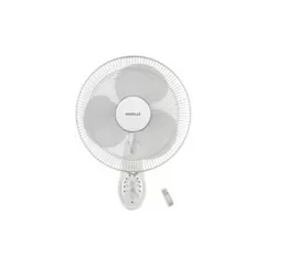 Havells Platina-R Remote Wall Fan 400mm White - 50W 1360 RPM 72 mÂ³/min Air Delivery RF Remote 60Â° Oscillation