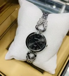 Hongrui Ladies Black Dial Watch