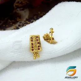 Gold Plated Earring New Design Beautiful Shield Earrings With Stone for women and Girls Screw Back.