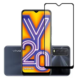 9H Full Glue Edge-to-Edge Tempered Glass for Vivo Y20