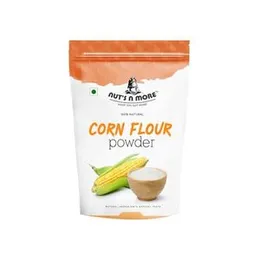 NUT'S N MORE Premium Corn Flour Powder Gluten-Free Cornstarch | Makki Flour | for Cooking and Baking - (100gm)