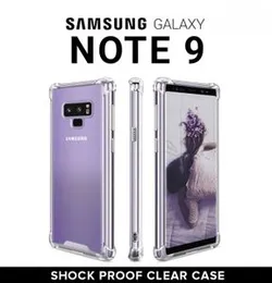 Luxury Transparent Thick Ballon Bumper Case For Samsung Galaxy Note 9 Crystal Transparent Premium Quality Shockproof Protective Phone Shell