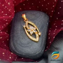 Gold Plated AD Stone Pendant Fashion and Stylish Design For Ladies With AD Stone.