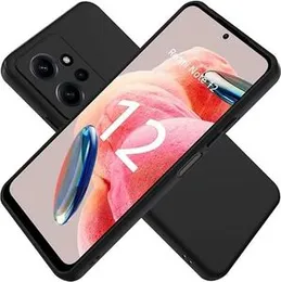 Luxury Liquid Silicone Gel Rubber Bumper Case back cover for Redmi Note 12 4G