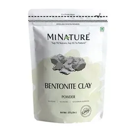 mi nature Multani Mitti/Clay Powder, 100% Pure Natural Bentonite Clay Powder for Detoxifying & Glowing Skin Care & Herbal Silky & Smooth H