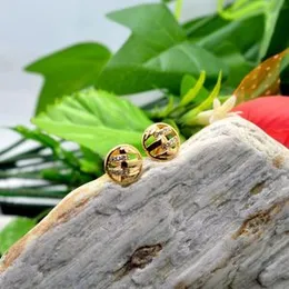 Gold Plated Circle Shape Earring For Women.