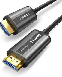 UGREEN 15 Meter 4K Optical Fiber HDMI Cable Male to Male Zinc Alloy Shell Black â HD132 - 50215