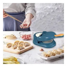 New 2 in 1 Dumpling Maker Machine, Manual Dough Presser Dumpling Wrappers Press Wrapper, Premium Household Automatic Dumpling Maker