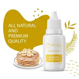 BAKE KING Banana Flavour Essence 30ml | Baking Essential Ideal for Cakes, Jams, Cookies, Ice Creams, Chocolate