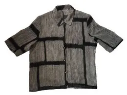 Womenâs Bangkok Green Tiered Blouse | Short Sleeve Solid Western Top â Free Size (008)