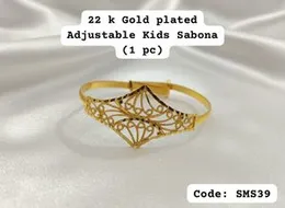 22 k Gold plated Adjustable Kids Sabona