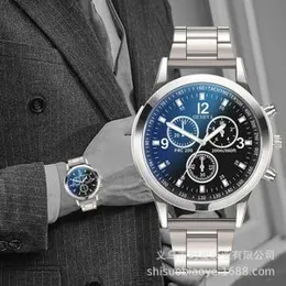 Premium Stainless Steel Strap Luxury Men Watch Quartz Analog Business Chain Casual Wrist Watches For Boys & Gents Black ,silver watch