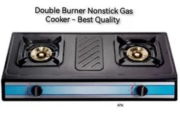 Best Quality Nonstick Double Burner Gas Cooker