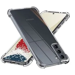 Samsung Galaxy S21 Shockproof Silicone Phone Case Transparent Protection Back Cover